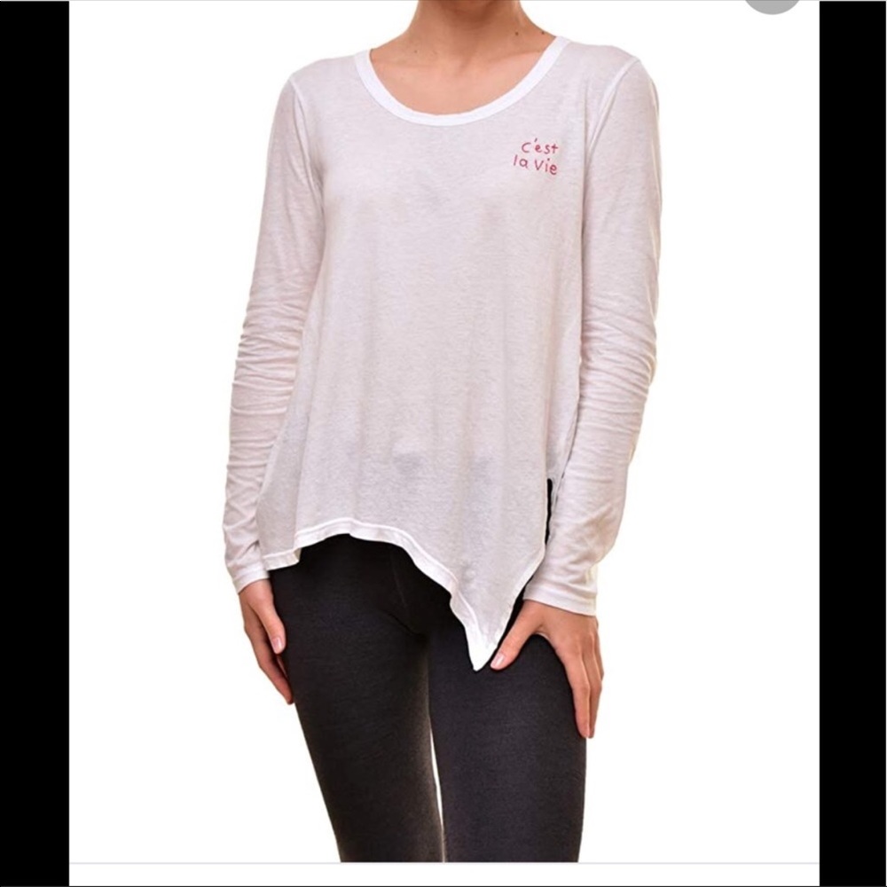 Sundry Cest La Vie Long Sleeve Tee